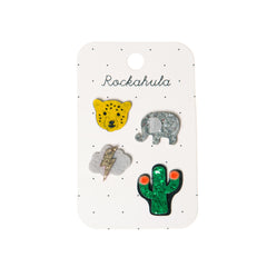 Rockahula Kids Wild Animals Badge Set