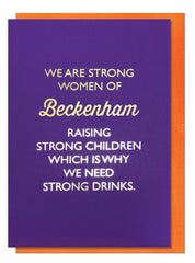 Strong Women Of Beckenham Card