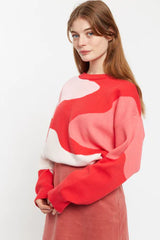 Louche Delaney Swirling Jacquard Sweater