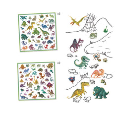 Djeco Paper Stickers - Dinosaurs