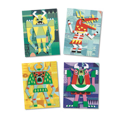 Djeco Relief Collage Monsters Gallery