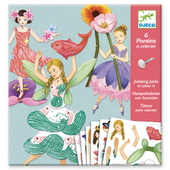 Djeco Paper Puppets Fairies