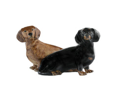 Quail Ceramics Dachshund Salt & Pepper Set