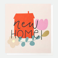 Caroline Gardner - Floral House New Home Card