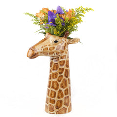 Quail Ceramics Giraffe Flower Vase