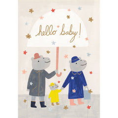 Roger La Borde ‘Hello Baby!’ Hippo Family