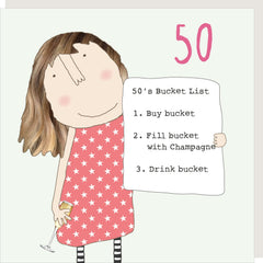 Rosie Made A Thing - Age  50 Bucket List