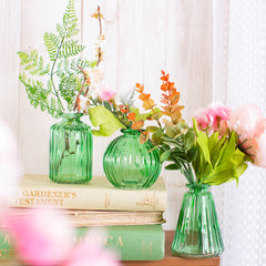 Sass & Belle Green Bud Vases - Set of 3