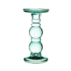 Sass & Belle Elouise Glass Turquoise Candle Holder