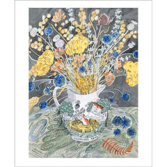 Gardener's Arms Watercolour Card - Art Angels by Angie Lewin