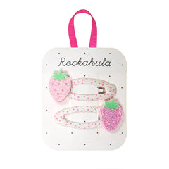 Rockahula Kids Strawberry Clips Pink