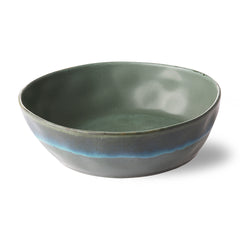 HKliving 70's Ceramics Pasta Bowls Moss - Set of 2
