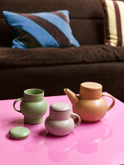 HKliving Ceramic Mint Green Bubble Tea Mug
