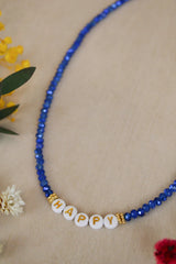 My Doris Electric Blue Happy Necklace