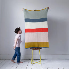 Sophie Home - Bright Stripe Baby Blanket