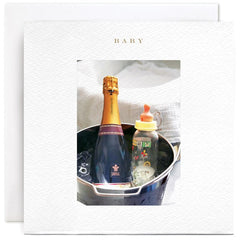 Susan O’Hanlon Champagne Baby Card