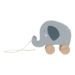 The Little Dutch - Wooden Pull Along Elephant