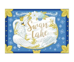 Music Box Card Swan Lake