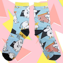 House of Disaster Moomin Abstract Printed Socks