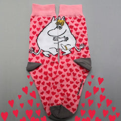 House of Disaster Moomin Heart Print Socks