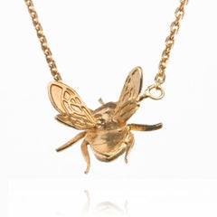 Amanda Coleman Gold Bee Necklace
