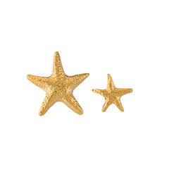 Alex Monroe Asymmetric Starfish Stud Earrings