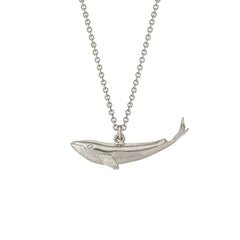 Alex Monroe Baby Blue Whale Necklace