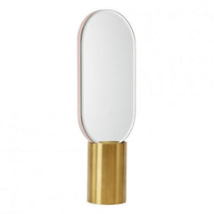 OYOY Living Renga Hand Mirror In Stand - Rose