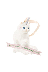 Cody Foster & Co Magical Fantastical Unicorn Kitten Ornament