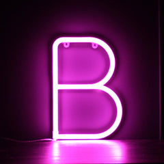 Neon LED Letter - Pink