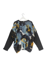 One Hundred Stars Pansy Charcoal Oversized Cashmere Jumper
