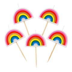Rainbow Shaped Candles - Talking Tables