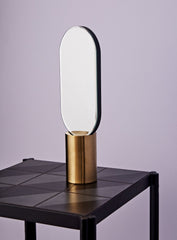 OYOY Living Renga Hand Mirror In Stand - Anthracite