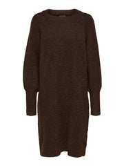 Green Collection - Selected Femme Kaya Knit Dress Coffee Bean