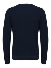Selected Homme - Oliver Organic Cotton Crew Neck Knit - Navy
