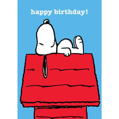 Snoopy Happy Birthday Kennel Card