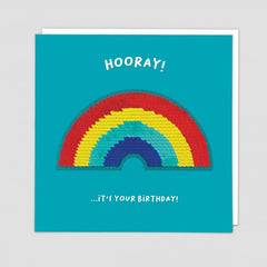 Rainbow Sequin Card - Redback Cards