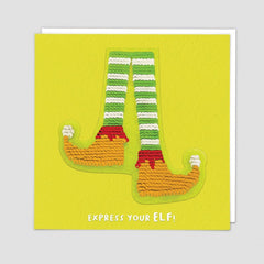 Redback Cards Express - Your Elf Sequin Card