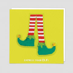 Redback Cards Express - Your Elf Sequin Card