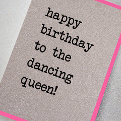 Five Dollar Shake - Happy Birthday To The Dancing Queen Card