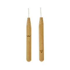 Kikkerland Nudie Bamboo Interdental Brushes - Set of 8