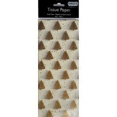 Stewo Giftwrap - Gold Trees Tissue Pack