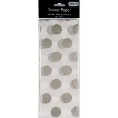 Stewo Giftwrap - Silver Spots Tissue Paper