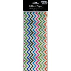 Stewo Giftwrap - Multicolour Zig Zag Tissue Paper