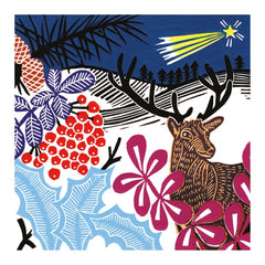 The Art File Deer & Pheasant Wallet Card Pack of 10