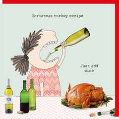 Rosie Made A Thing Christmas - Turkey Recipe Card