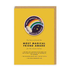 Ohh Deer Most Magical Friend Woven Patch Card