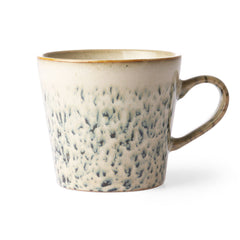 HKliving 70's Ceramics Cappuccino Mug - Hail