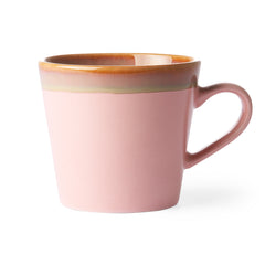 HKliving 70's Ceramics Cappuccino Mug - Pink