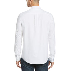 Penguin - Grandad Collar Oxford Shirt - White